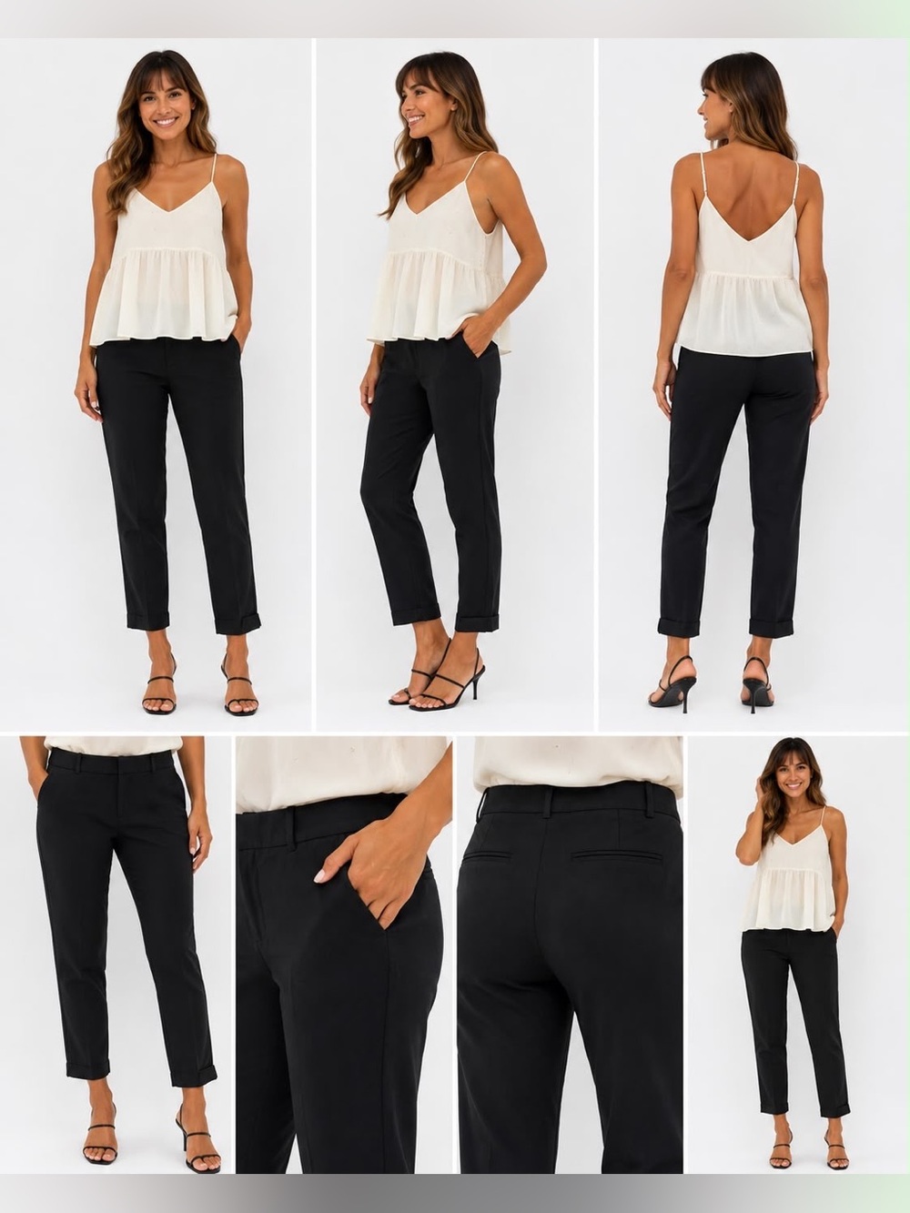 a new day Black Ankle Tailored Pants